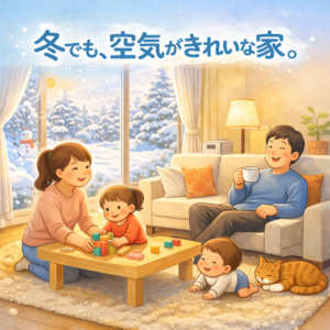 冬でも、空気のきれいな家